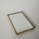 brass mirror to stand 11.5 x 17.5 cm