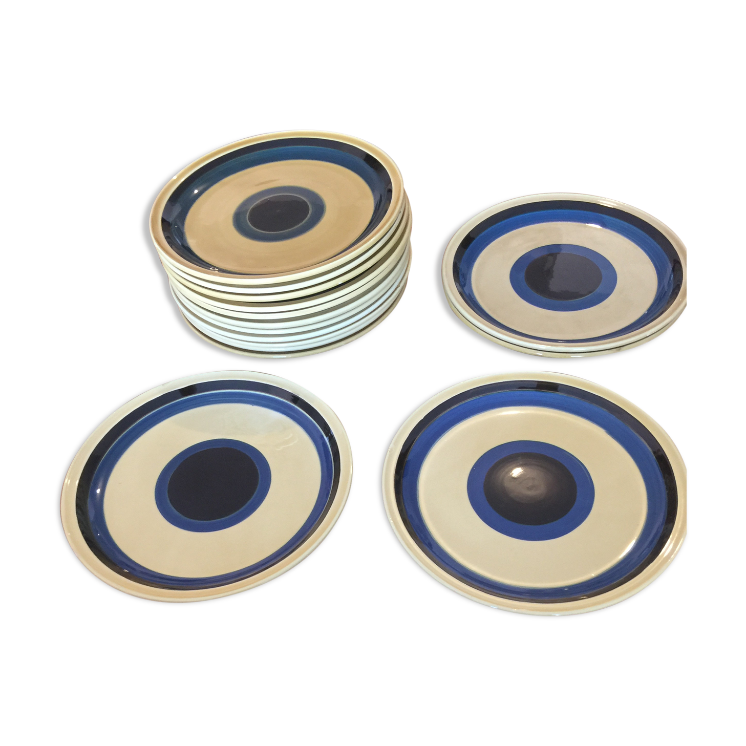 Vintage Djerba Gien plates