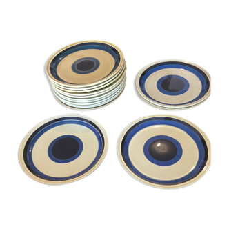 Vintage Djerba Gien plates