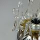 60s 70s wall lamp Wall Sconce made of metal & Murano glass Space Age design
