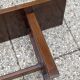 Solid oak farmhouse bench 180cm for rustic farmhouse table 1950