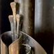 Brutalist candle holder '60 Czeslaw Palczewski