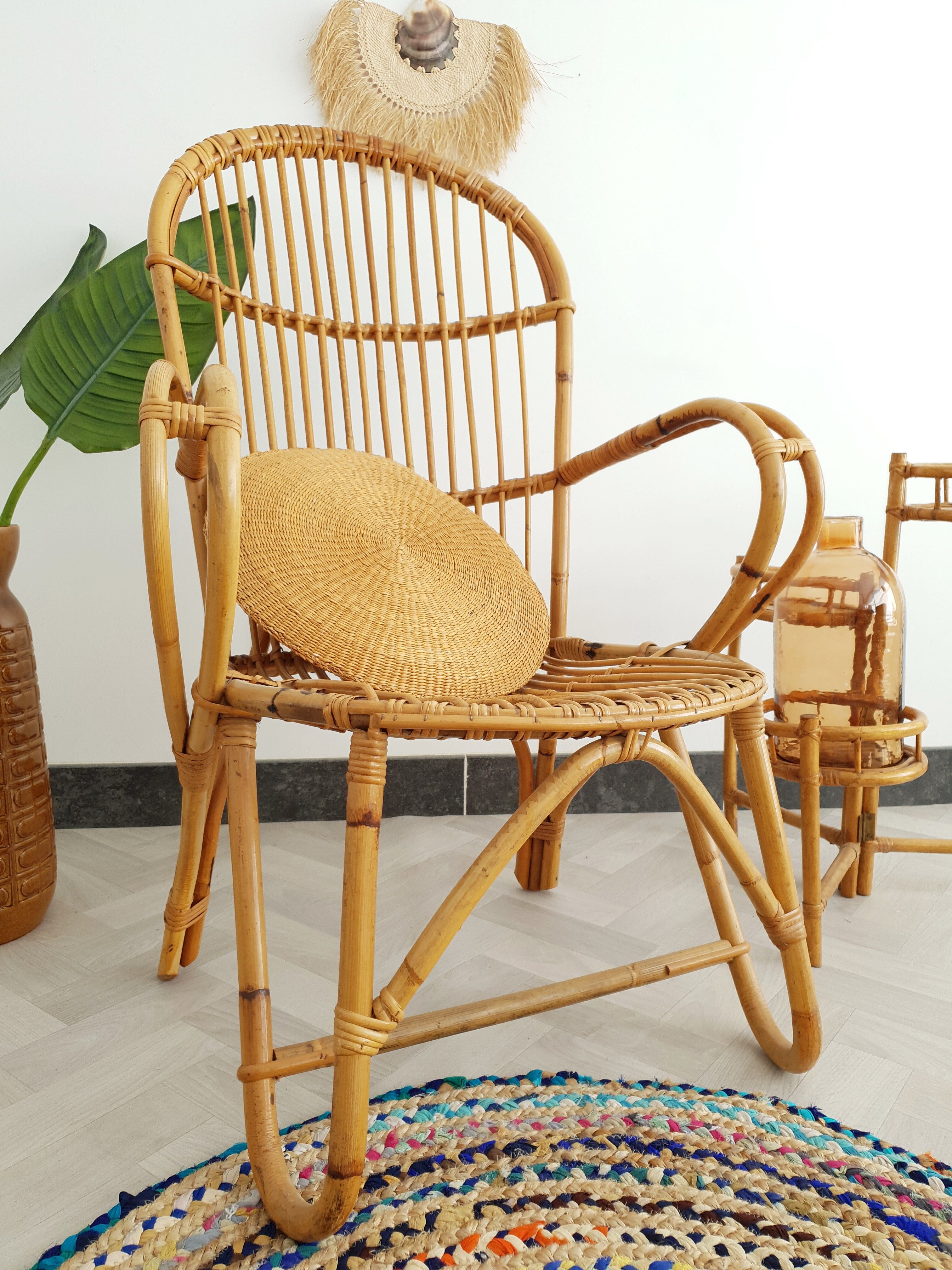 Vintage rattan chair
