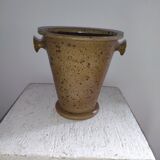 Seau glace champagne grès La Borne Michel Dumont ice bucket