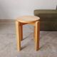 Vintage stool in solid pine chalet/Scandinavian style.