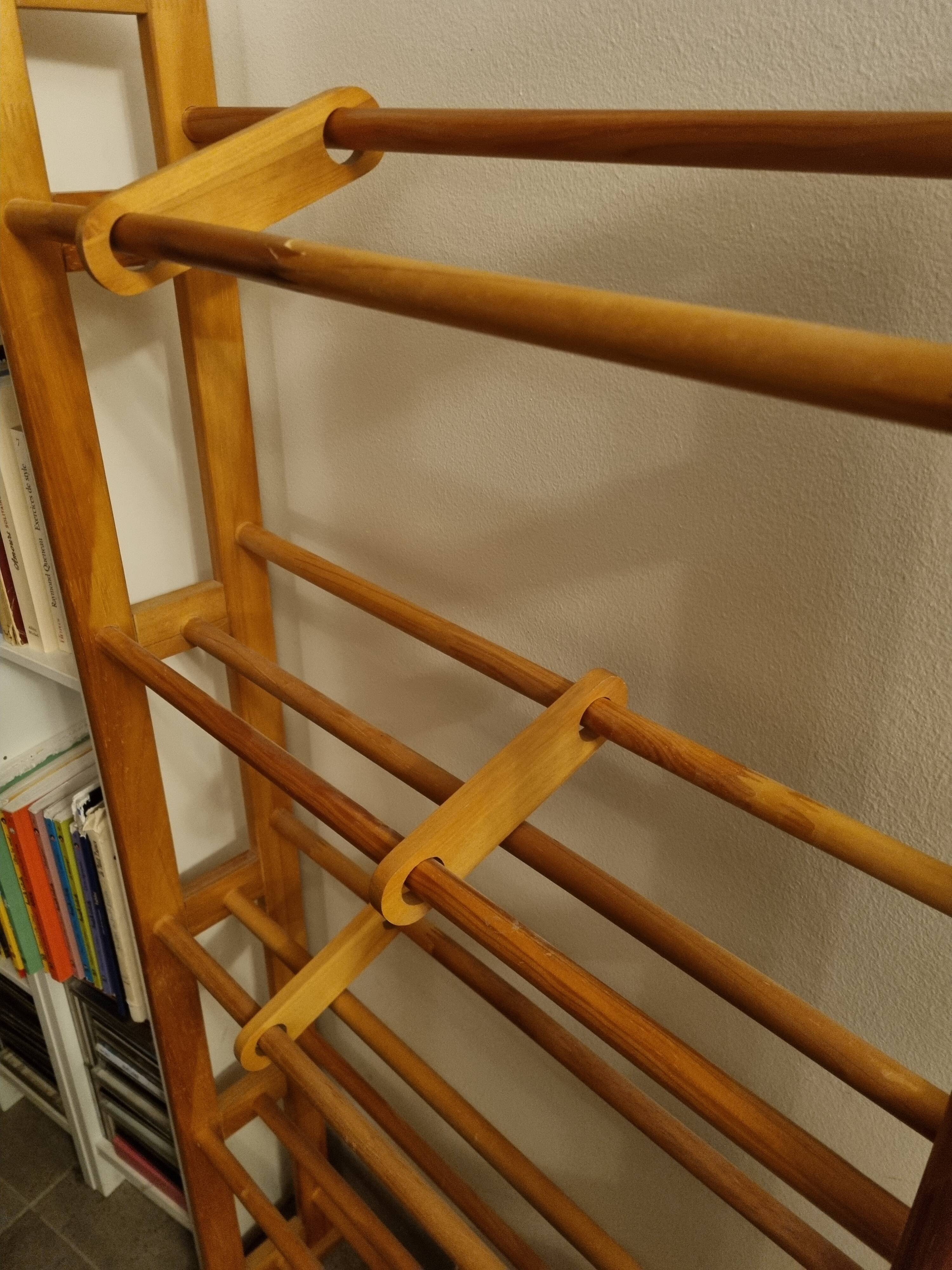 Pair of pine bookcases 70s/80s