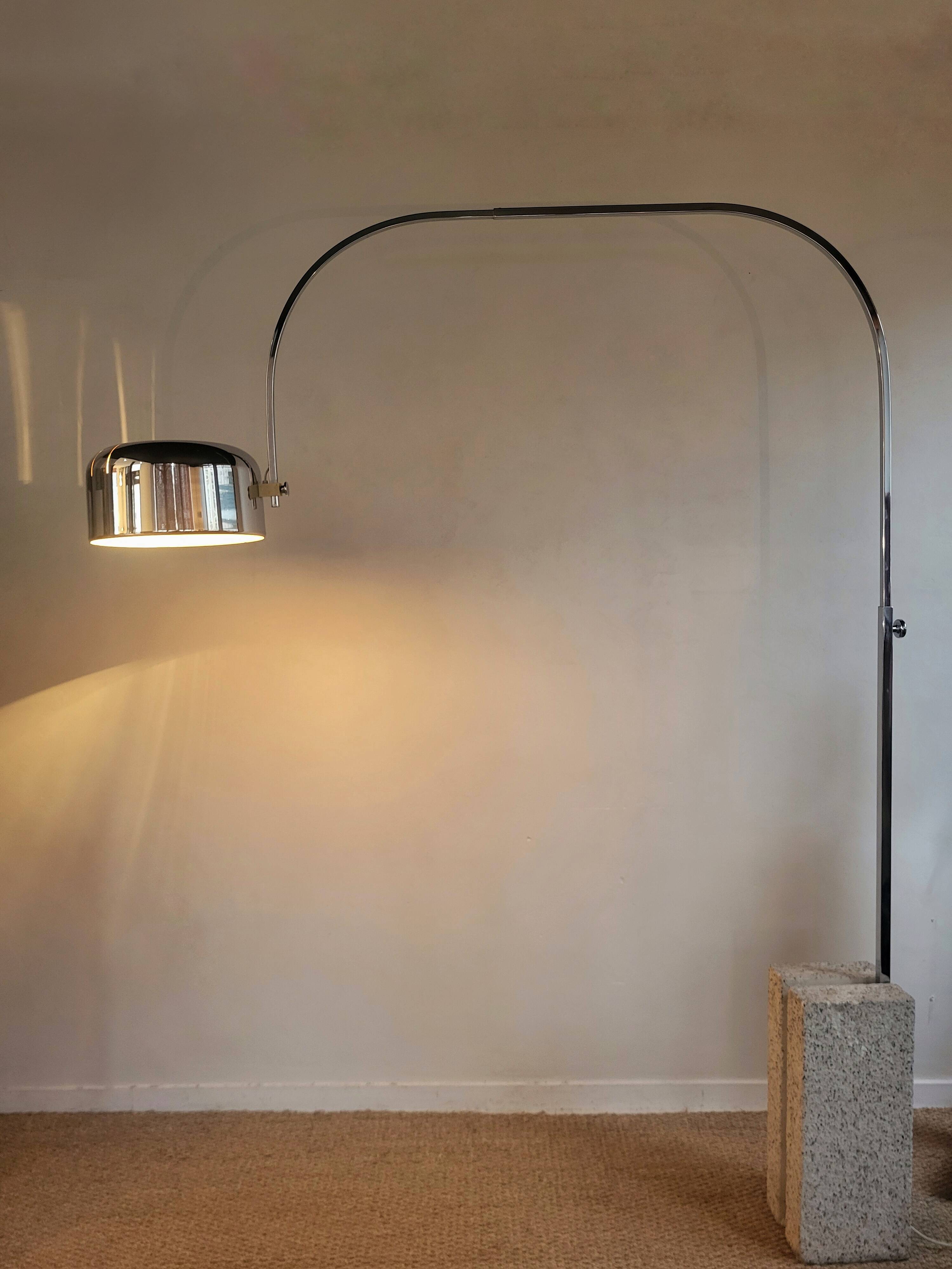 Large Italian Arc lamp 70s