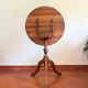 Antique guéridon with a tilting top and drawer, Louis Philippe style.