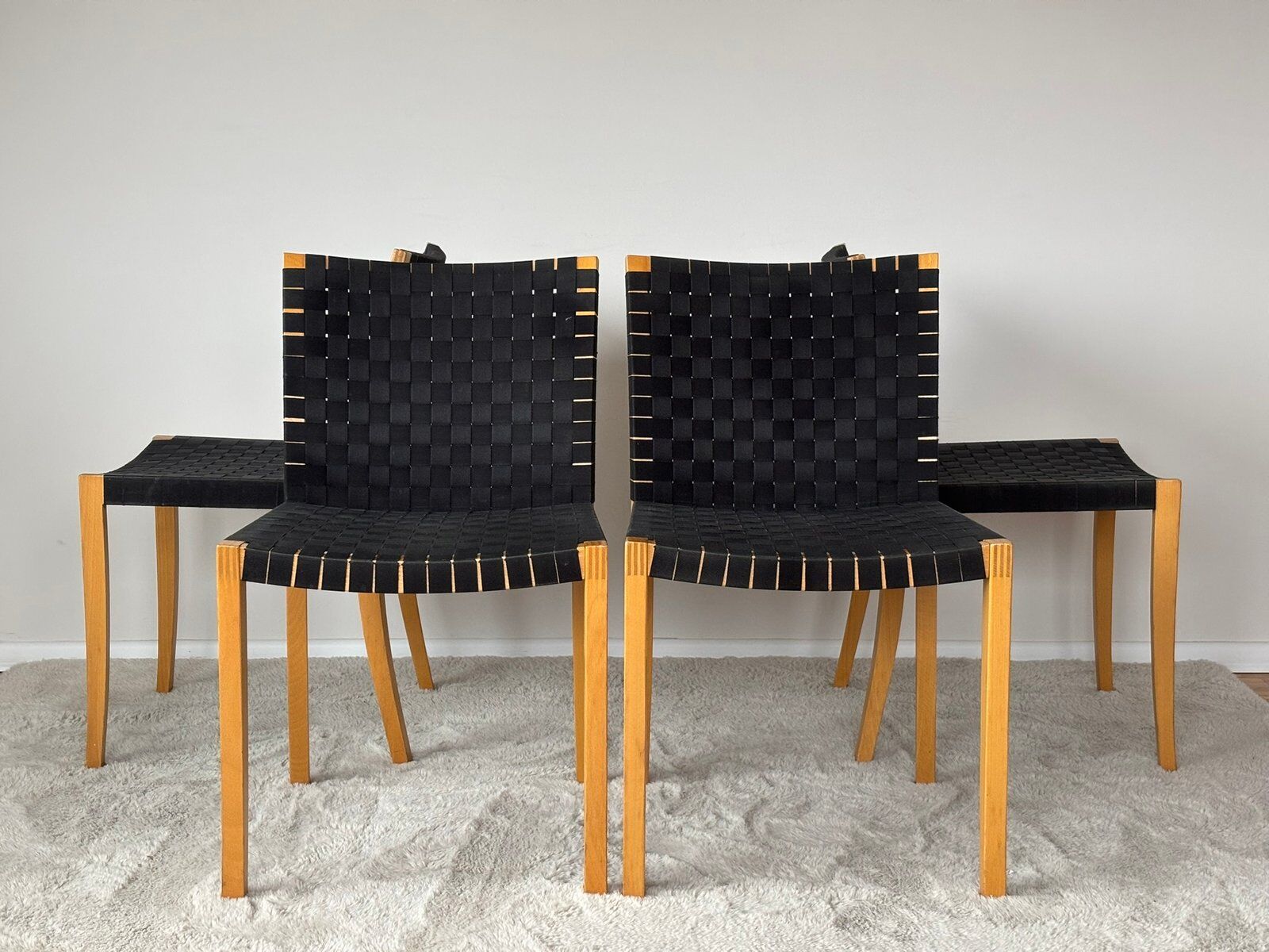 Model 737 chairs by Peter Maly for Thonet, 1990s set of 4