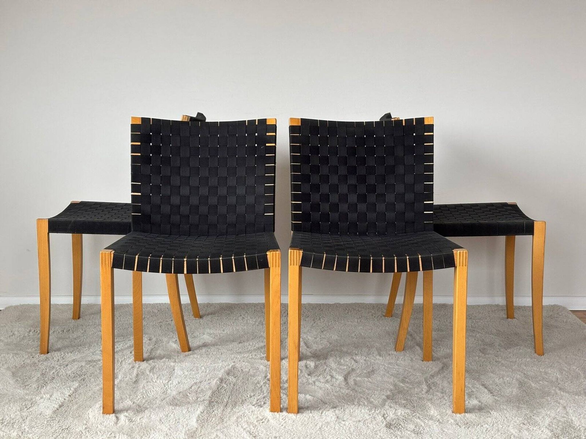 Model 737 chairs by Peter Maly for Thonet, 1990s set of 4