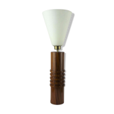 Massive rosewood lamp Denmark 1950