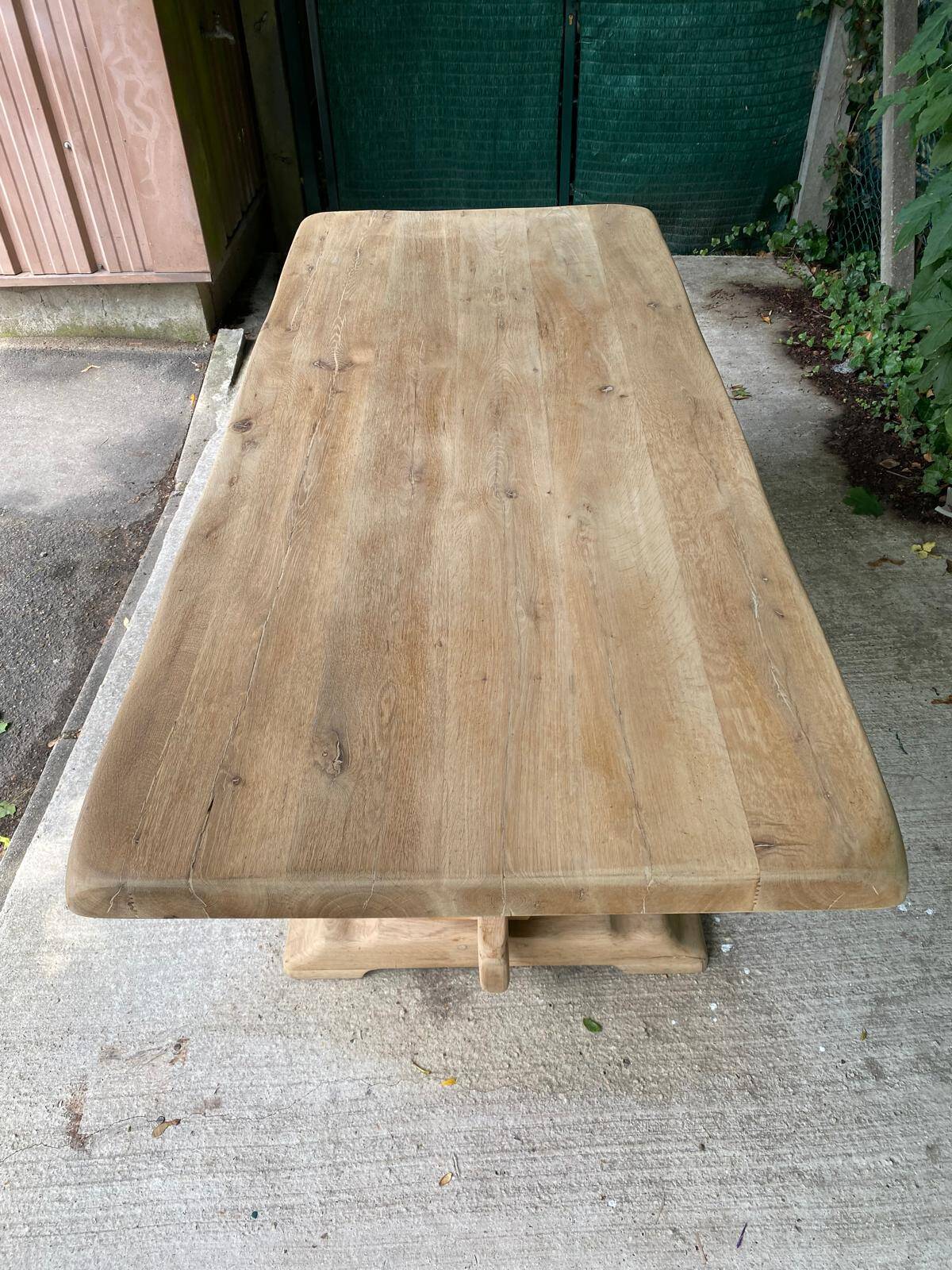 19th century solid oak monastery farmhouse dining table 200cm