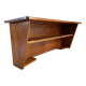 Geometric Wall Shelf Solid Oak Vintage