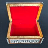 Jewelry box in marquetry
