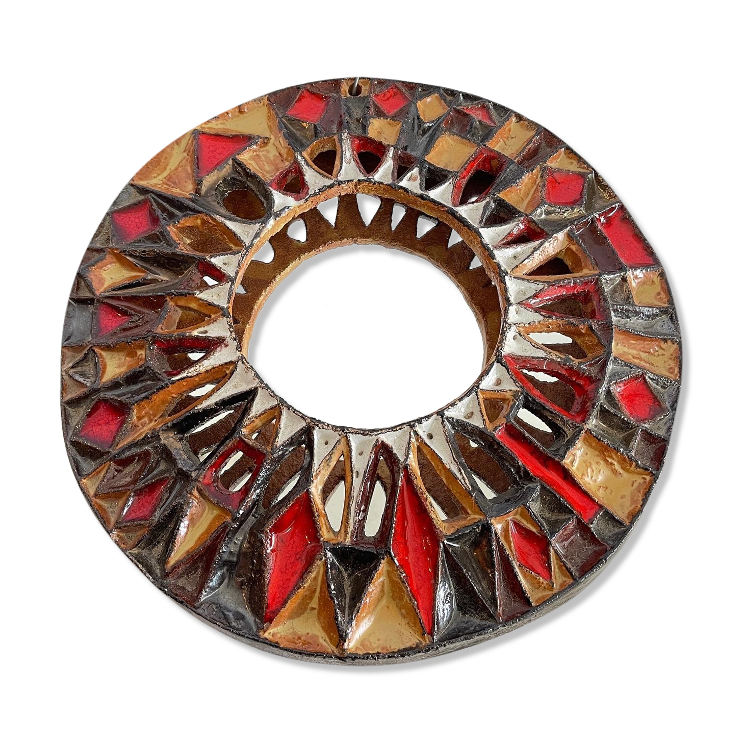 Ceramic mirror roland zobel the anduze cyclades