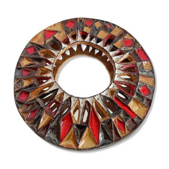 Ceramic mirror roland zobel the anduze cyclades