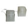 Cubic frosted glass table lamps, late 1970s, set of 2.