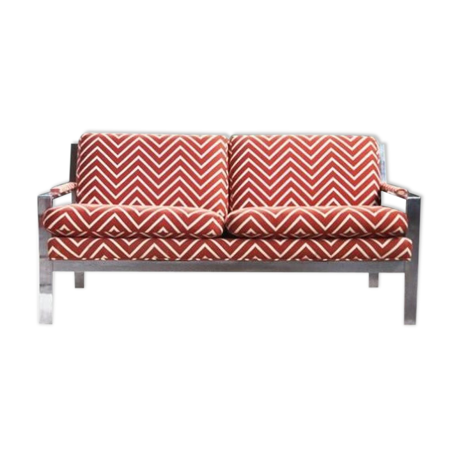 Cy Mann sofa in Chrome, 1970s