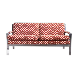 Cy Mann sofa in Chrome, 1970s