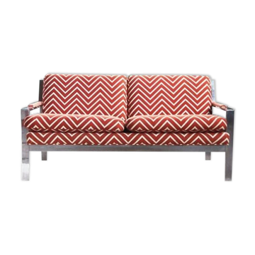 Cy Mann sofa in Chrome, 1970s