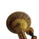 Victorian lustre in gilded and patinated bronze, Belle Époque ~1880