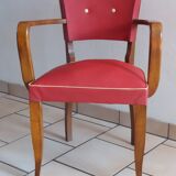 Red armchairs