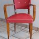 Red armchairs