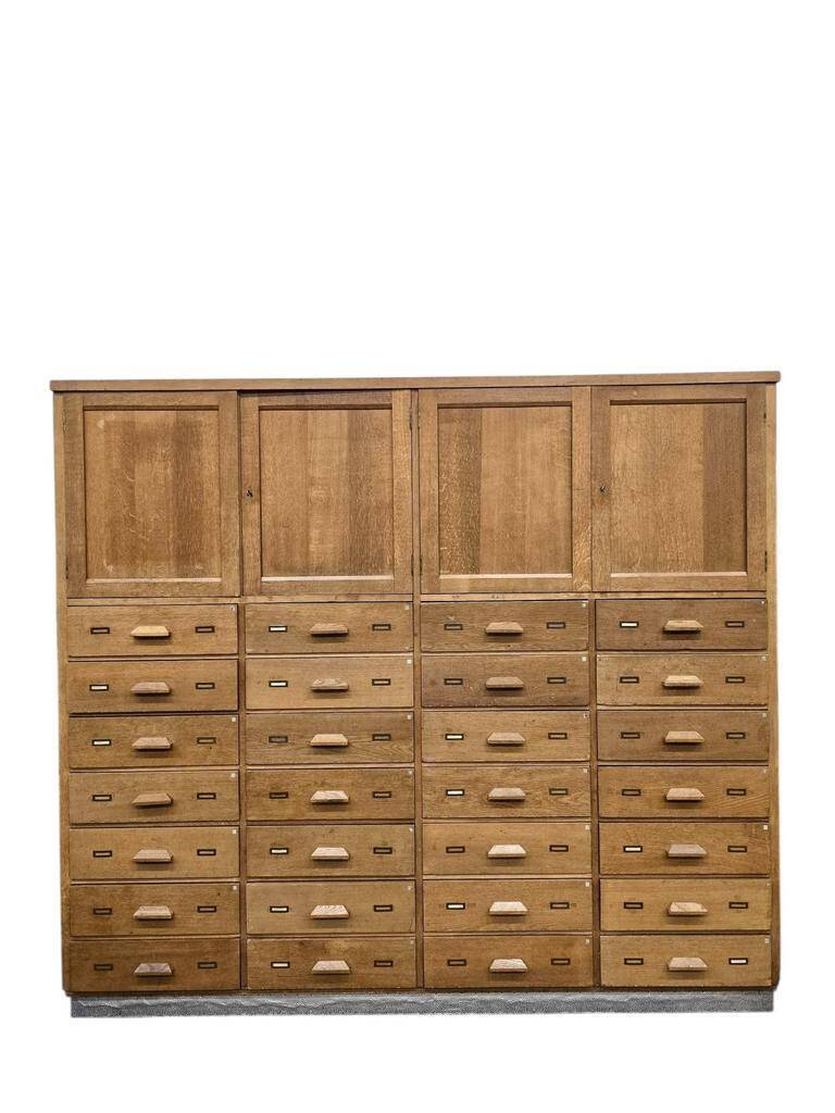 Large vintage industrial XL drawer cabinet / cabinet / plan cabinet
