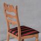 Oak danish mid-century dining chairs