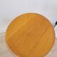 Vintage Industrial Bar Stool: ROWAC Era Style, Metal Base, Wood Seat