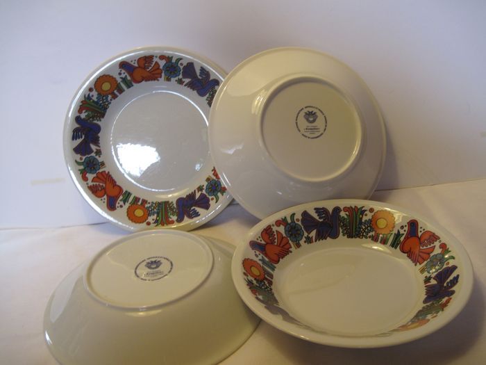 Lot de 4 assiettes Villeroy&Boch Acapulco