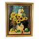 Oil on canvas sunflowers