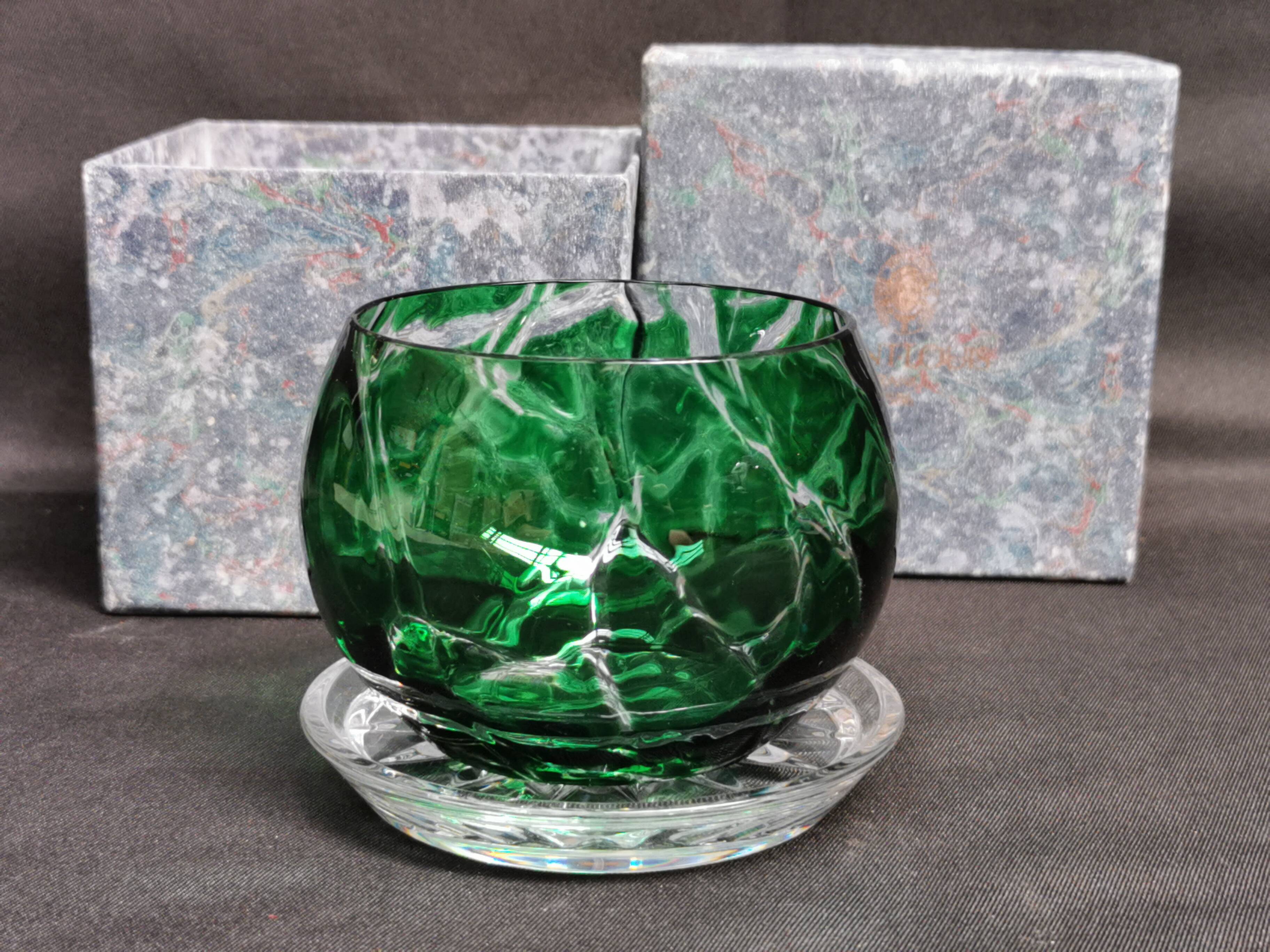 Crystal tealight holder from St. Louis