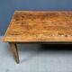 Rustic french farmhouse dining table made of oak and elm