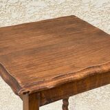 Side table in the countryside style in turned wood