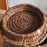 Antique wicker basket