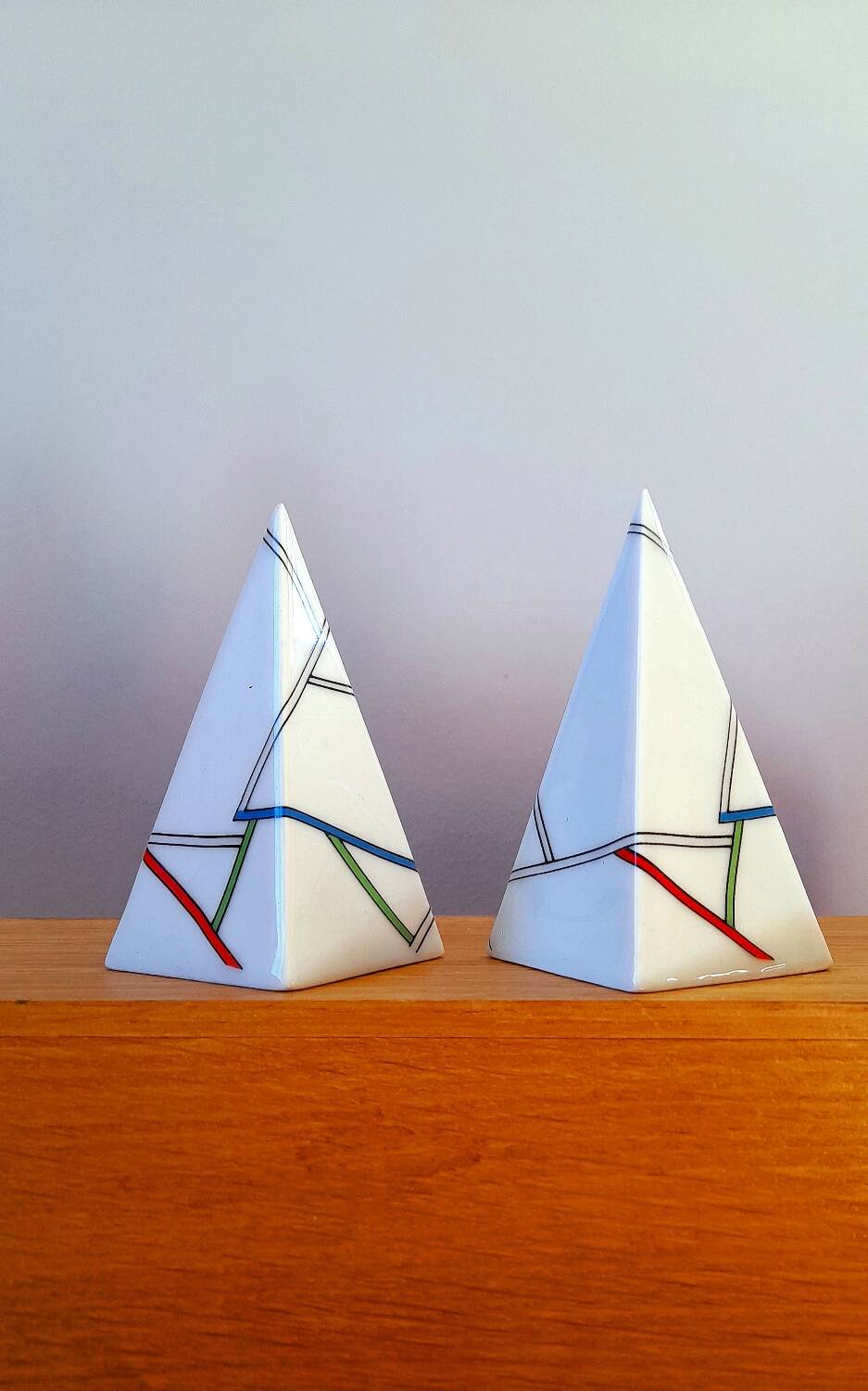 Salt and pepper shakers, Memphis 1980.