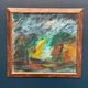 Huile sur toile originale suédoise – “Forêt abstraite” par Åsa Forsberg