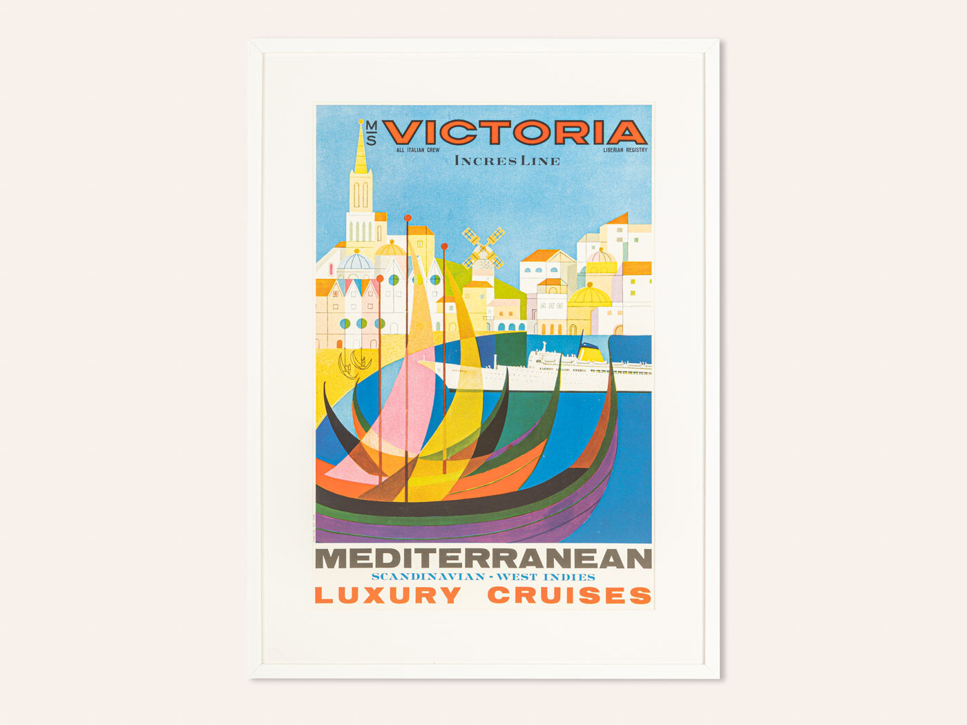 1960s poster, MS Victoria