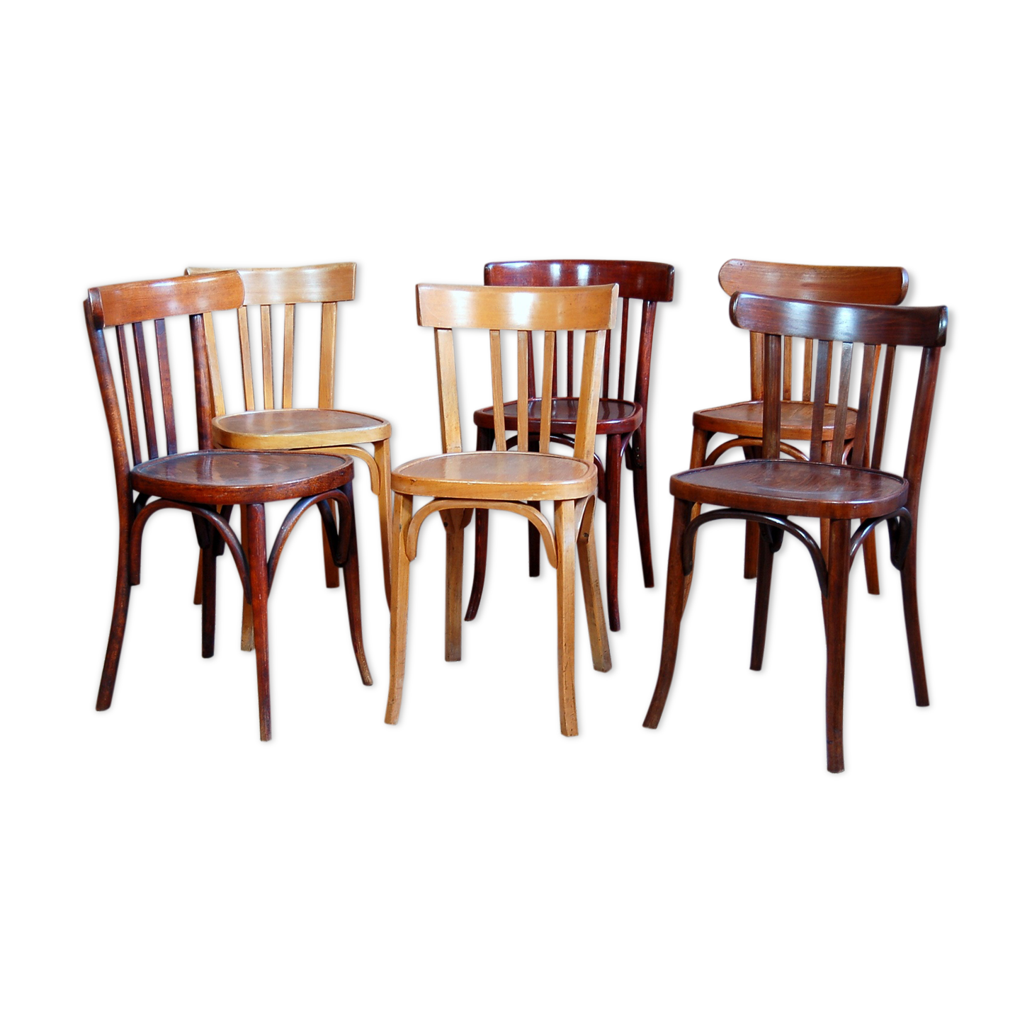Lot 6 Baumann bistro chairs and other mixed