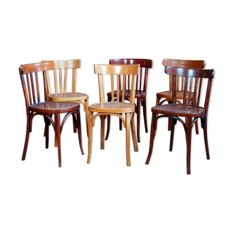 Lot 6 Baumann bistro chairs and other mixed