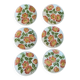 Selency flower plates x Monoprix Croisé Laroche