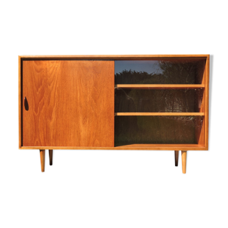 Glass teak buffet
