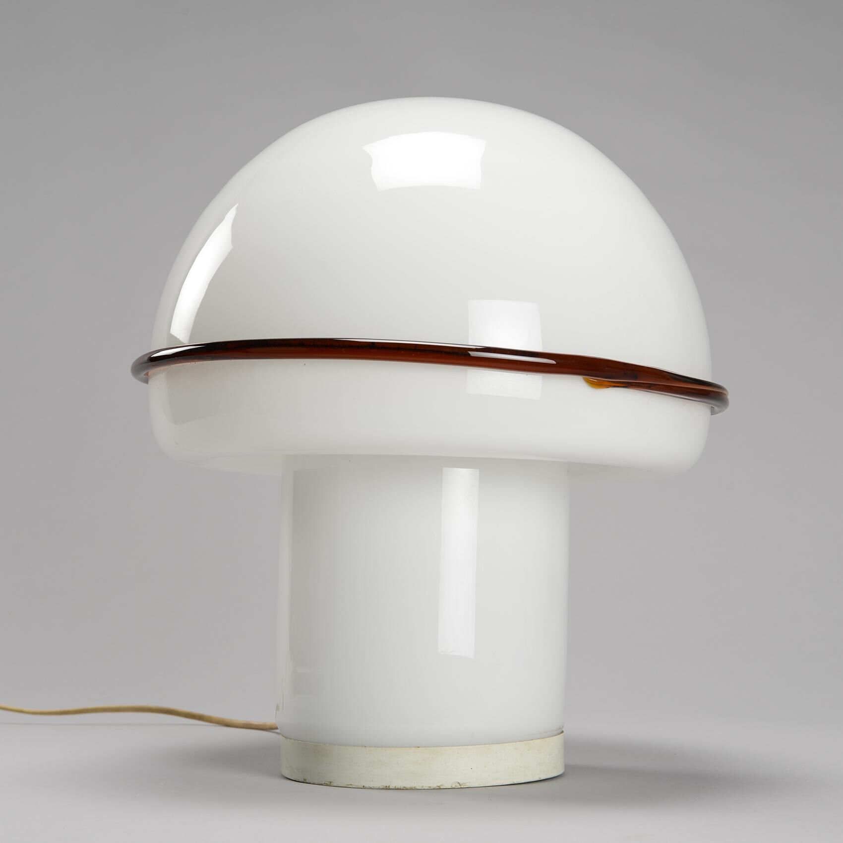 Murano glass lamp, De Majo circa 1960