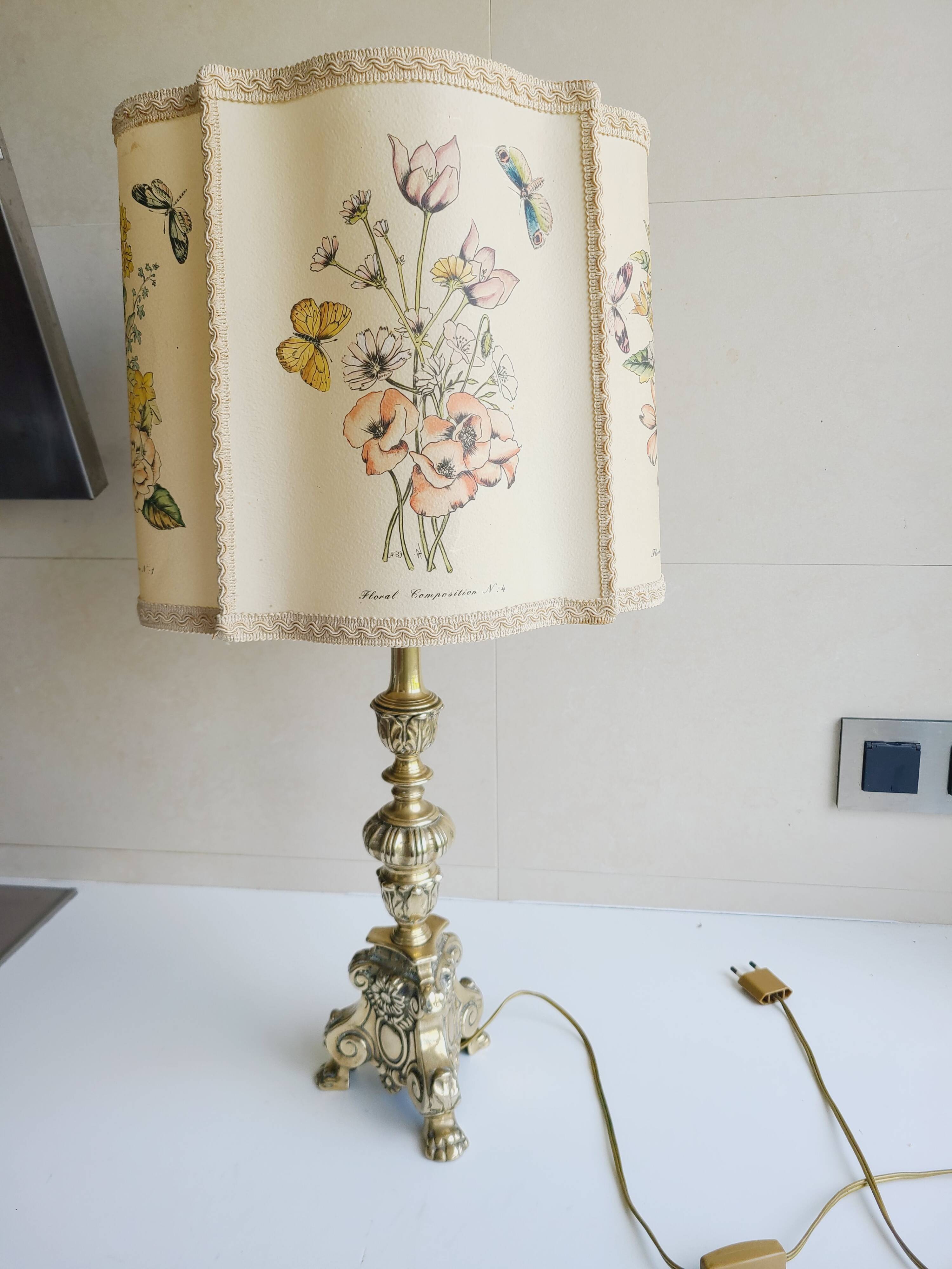 Anvienne bronze candelabra lamp XIX