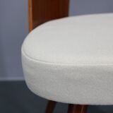 1960s Antonin Suman Pair of Restored Chairs in Walnut Finish