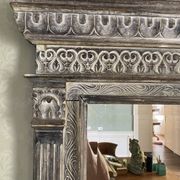 Hand Carved Teak Mirror