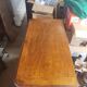 Secrétaire ancien scriban vintage en bois de noyer style Louis XV