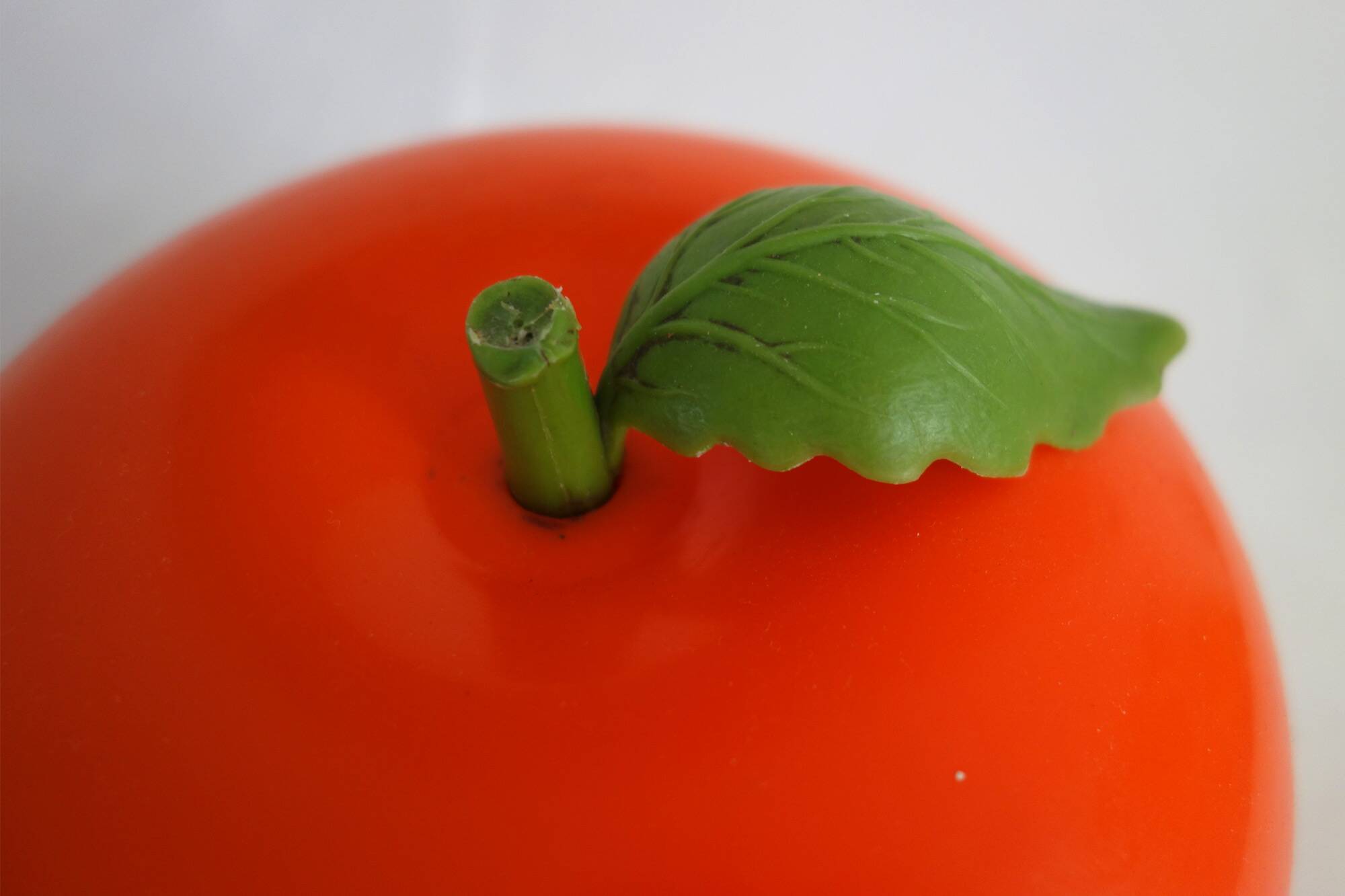 Vintage Orange Apple Ice Bucket