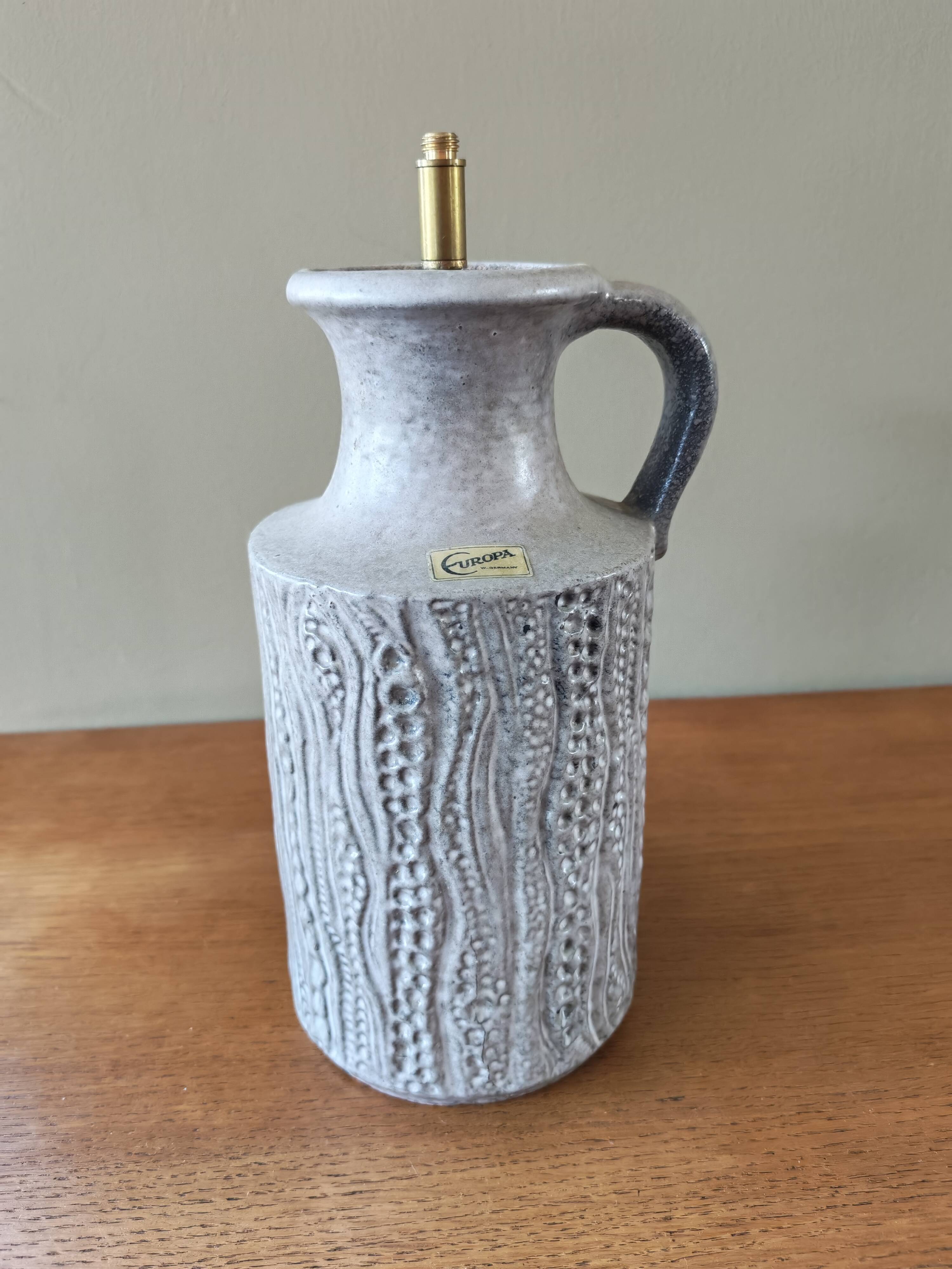 Vintage ceramic lamp base or vase